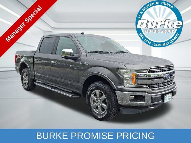 2019 Ford F-150 XL in Gray — front three-quarter view